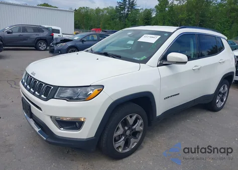 2021 Jeep Compass Limited 4X4 z USA, uszkodzony, nr VIN 3C4NJDCB7MT520275